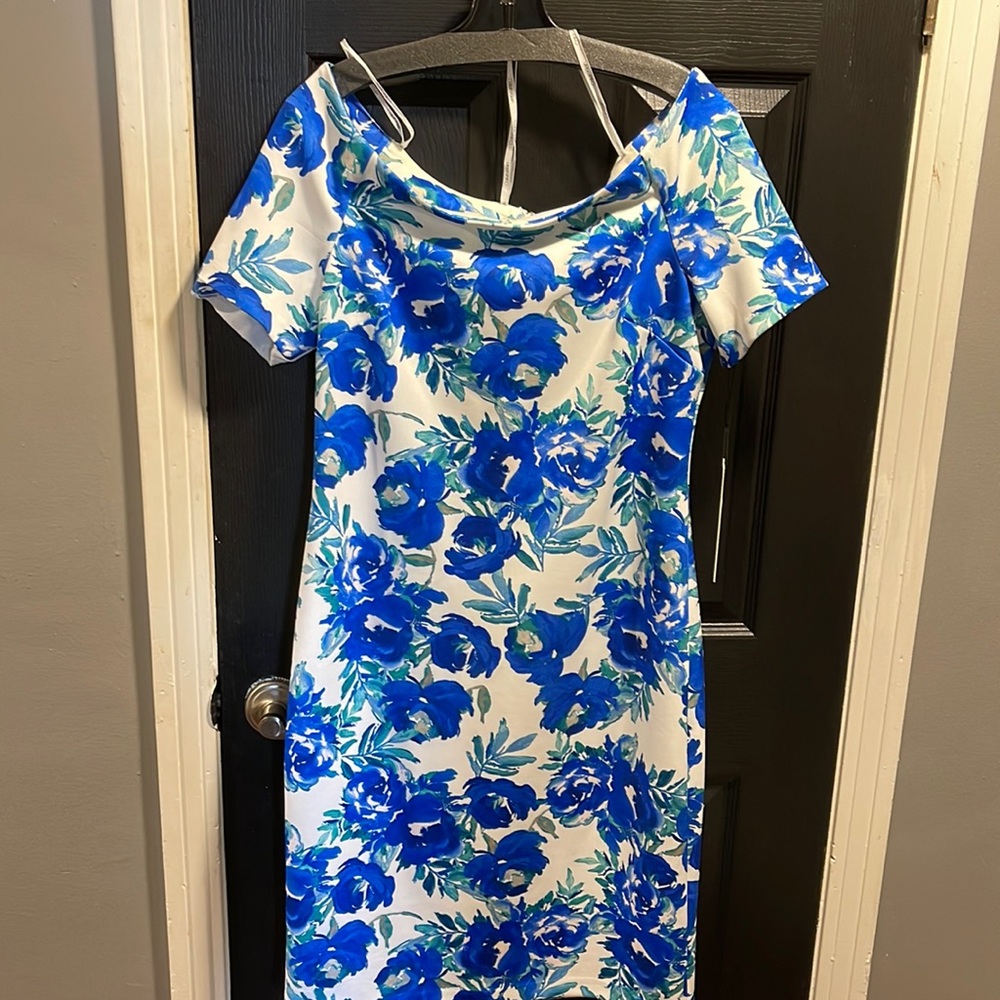 Calvin Klein Off shoulder dress